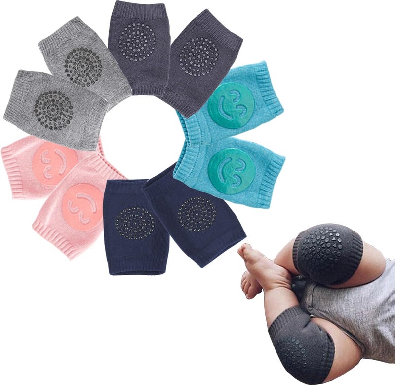 TFTSR Baby Knee Pads for Crawling (5 Pairs), Walking Protector Knee Pads For babies Toddler Kids Girls Boys 1-3 - Image 1